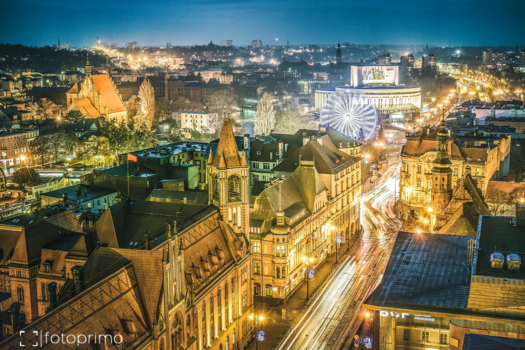 bydgoszcz fotografie nocą